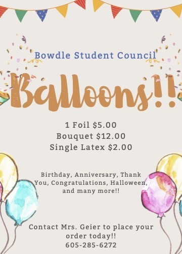 Student Council Balloons